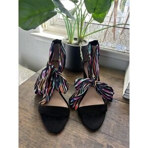 Trina Turk X Inc Collaboration Kanata Batik Ankle Strap Shoes 8 Medium